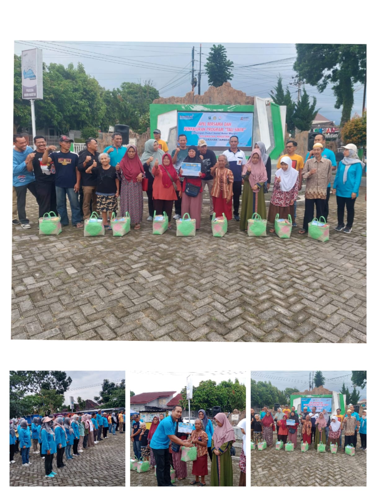 PROGRAM TALISINTA HADIR DI KELURAHAN TAMBRAN, SALURKAN BANTUAN SOSIAL UNTUK WARGA TAMBRAN